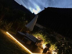 Ausspannecke bei Nacht