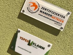 Wanderbetrieb und Ysperklammpartner