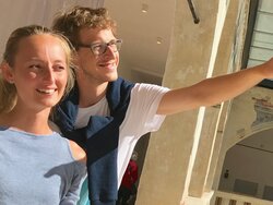 Besucher bei der Landesausstellung
